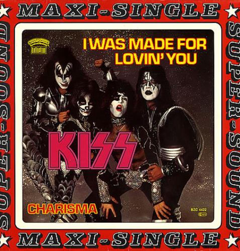 Kiss I Was Made For Lovin' You - Red Vinyl German 12
